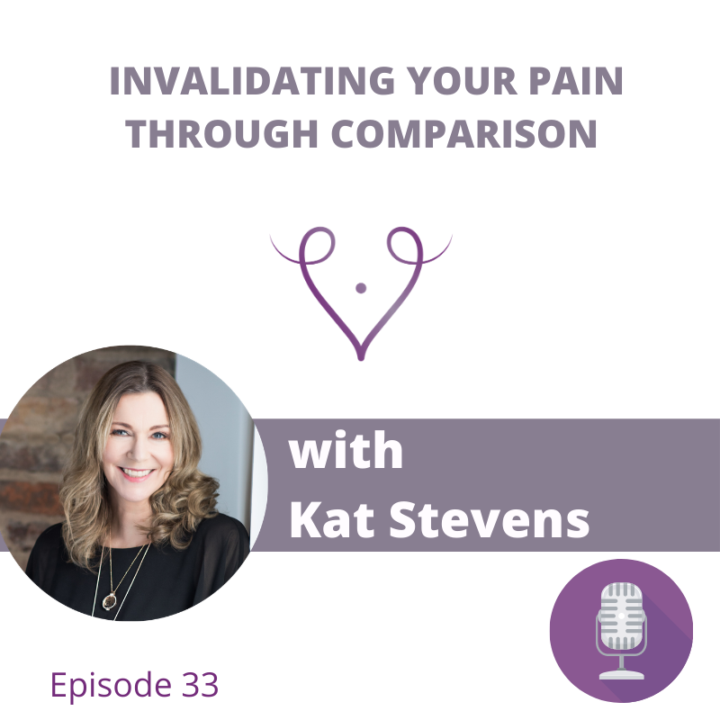 Invalidating your own pain through comparison
